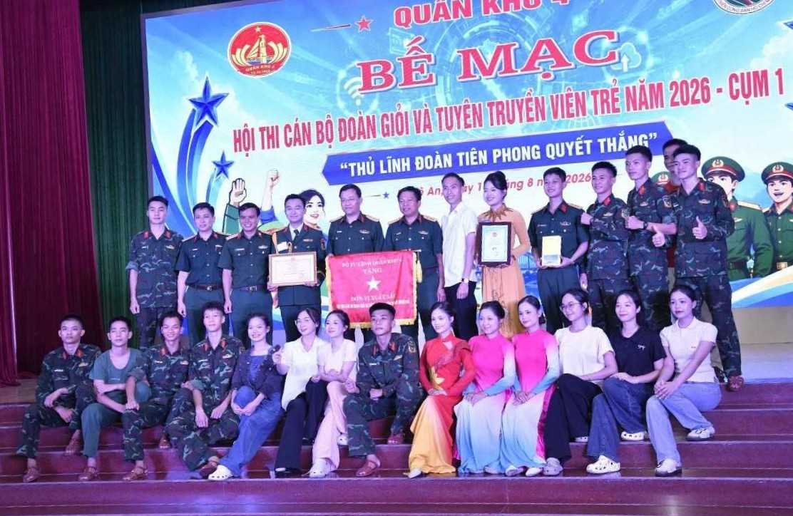 Dấu ấn Khoa Khoa học xã hội tại hội thi Cán bộ đoàn giỏi và tuyên truyền viên trẻ cấp Quân khu năm 2026